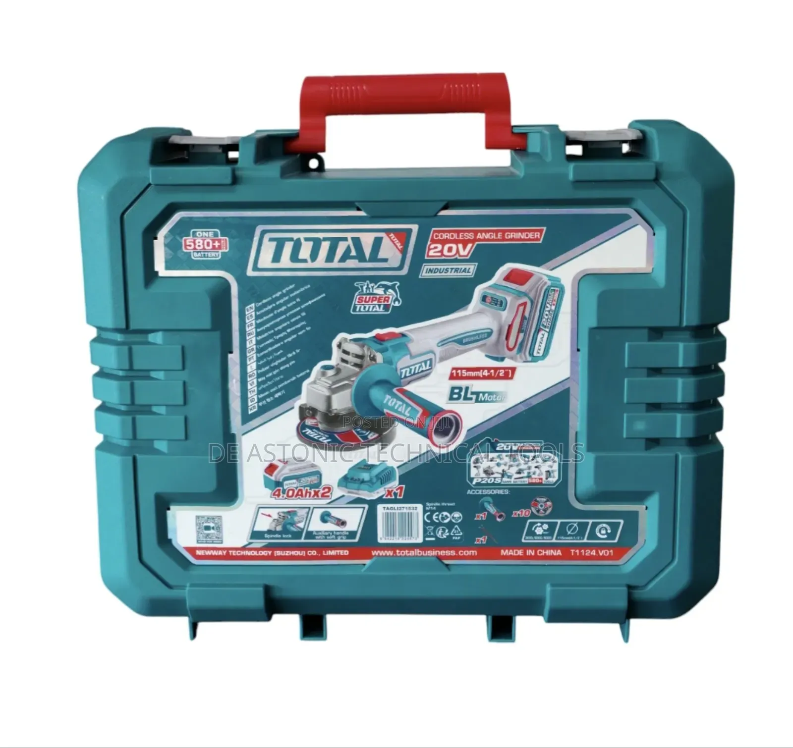 20v Cordless Angle Grinder