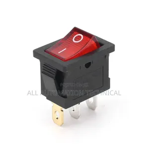 Red Illuminated Rocker Switch 3pin | Kcd1-D 3a 220vac