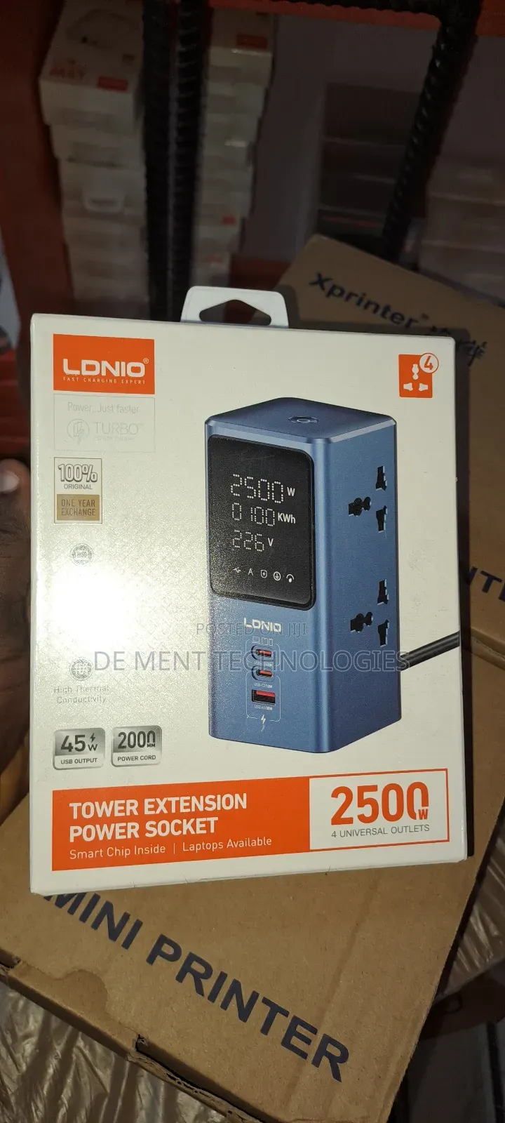 Ldnio Sc2 Tower Extension Charging Socket