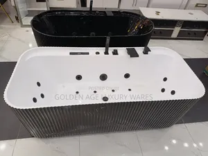 Black and White Luxury Jacuzzi