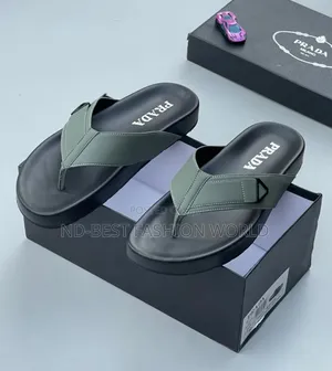 Prada Leather Slippers