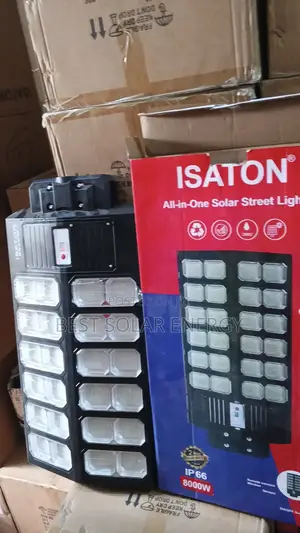 Isaton Solar Street Light 8000watt 24eye