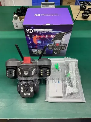 4g 12mp 3 Lens Solar Camera