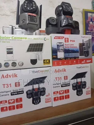 4g 12mp 3 Lens Solar Camera