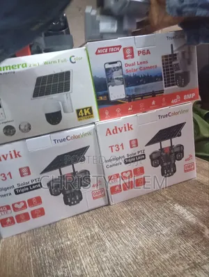 4g 12mp 3 Lens Solar Camera