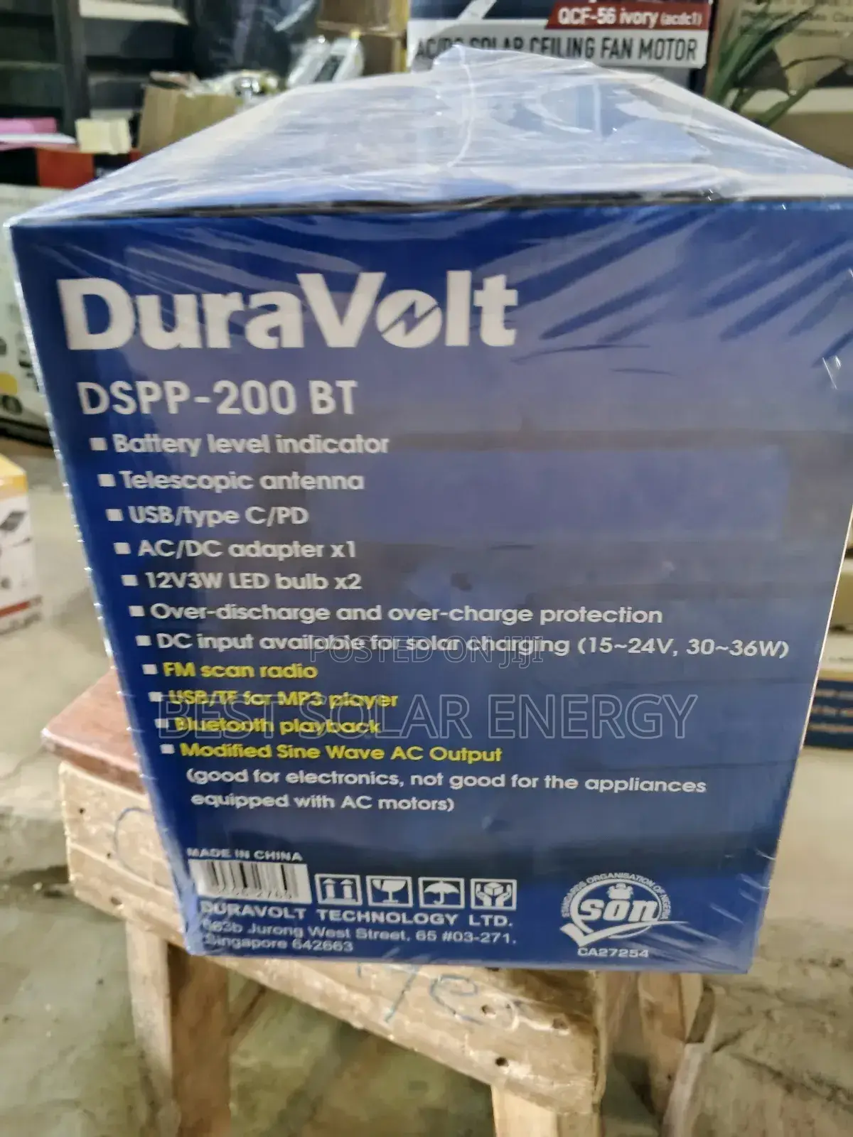 Dura Volt Solar Generator 200watt