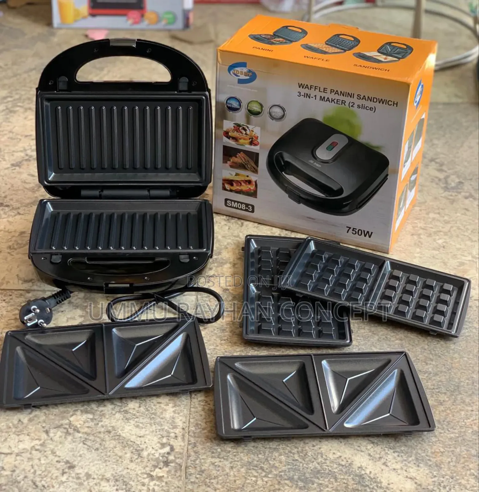 3 in 1 SMP Waffle, Panini Sandwich Maker