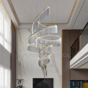 Luxury Crystal Staircase Chandelier Light for Your Space