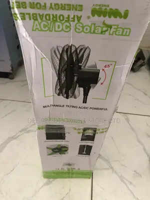 Iw-8918 18” Solar Rechargeable Stand Fan and Mosquito Killer, 18000mah