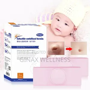 Infantile Umbilical Hernia Belt (0-1 Year, 2 Pieces, 6cm×45cm)