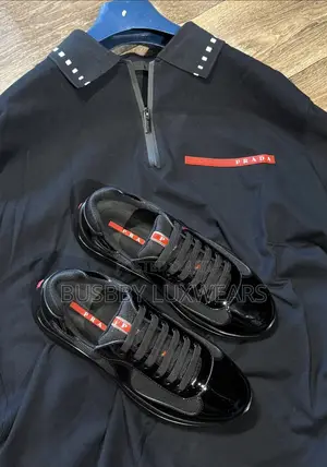 Prada America's Cup Luxury Sneakers Available Only in Size 46