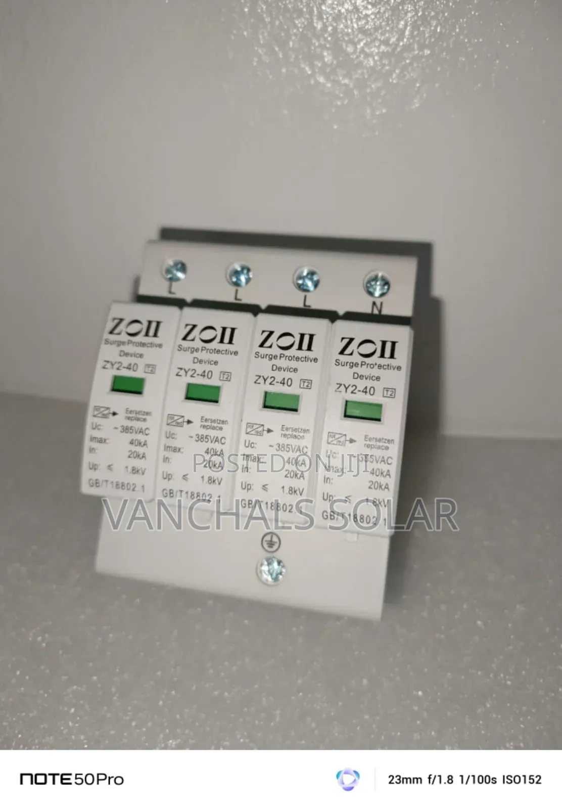 Spd Thunder Surge Arrestor Ac 4p