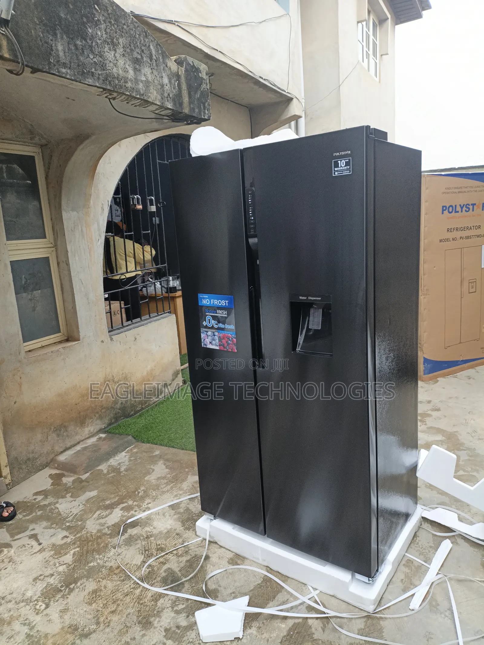 Polystar Pv-Sbs777wd-Inv 502 Litre Inverter Tech Fridge