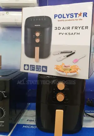 Polystar 3d Hot Air Fryer 5l Model Pv-K5afm