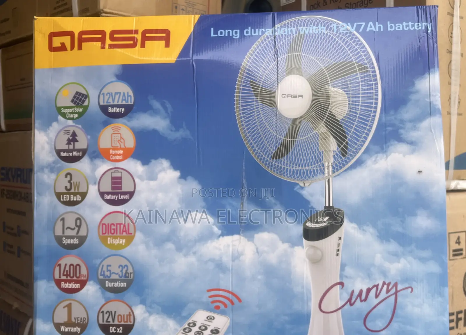 Gasa Rechargeable Fan