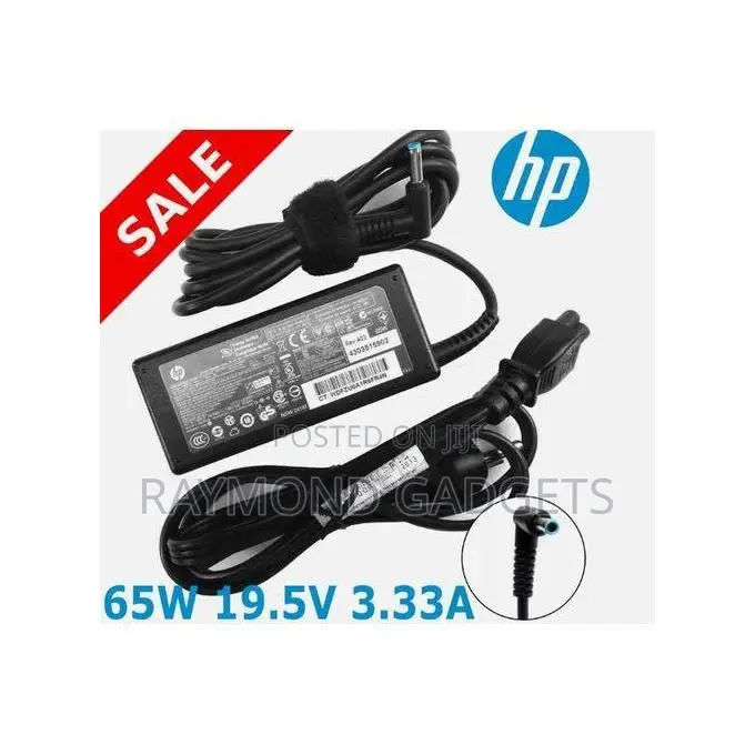 Hp 65w Laptop Charger 4.5mm Blue Tip Adapter