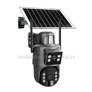 Dual Lens 4g Solar Camera for Construction Sites in Nigeria