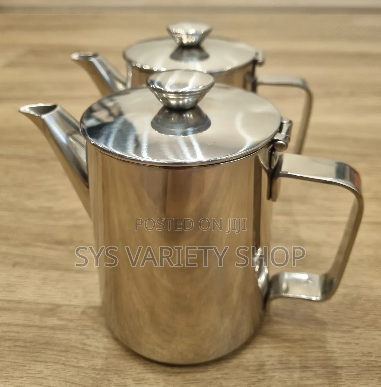 Stainless Steel Mini Teapot With Hinged Lid