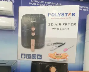 Polystar 5l Family Size Air Fryer Pv-K5afm