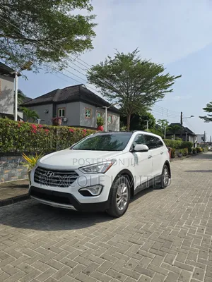 Hyundai Santa Fe Limited 4dr SUV AWD (3.3L 6cyl 6A) 2014 White
