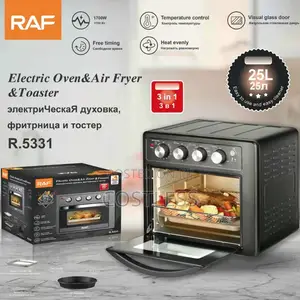 Raf 3in1 Electric Oven, Air Fryer and Toaster Machine 25liters