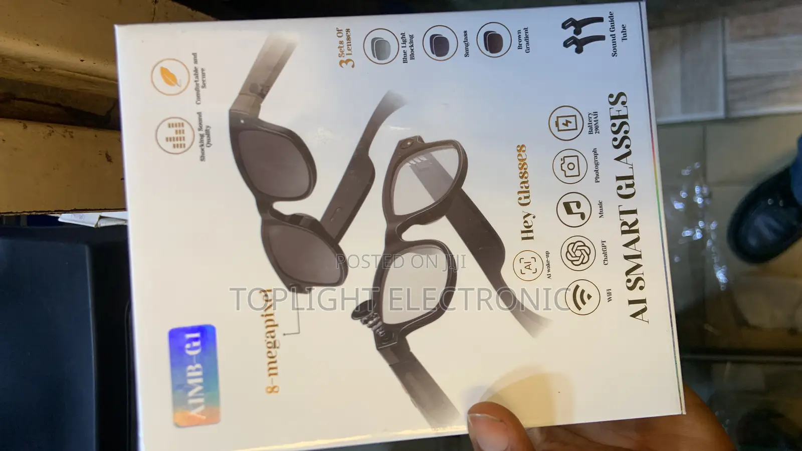Smart Glasses With 8mp Camera Quality