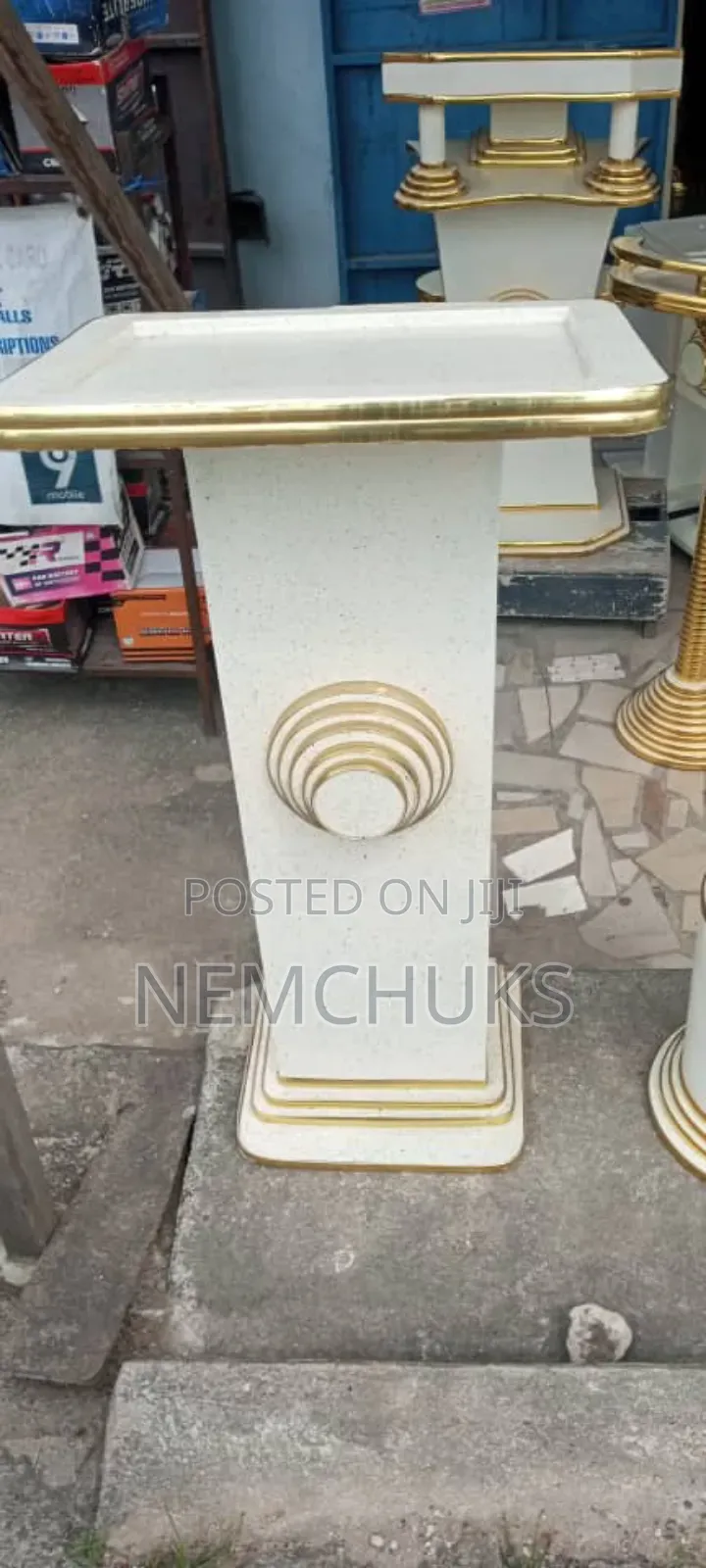 Simple Wooden Podium - Pulpit for Church