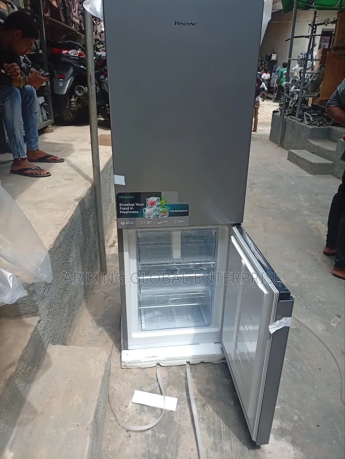 Hisense Ref29dca 225l Bottom Freezer Refrigerator.