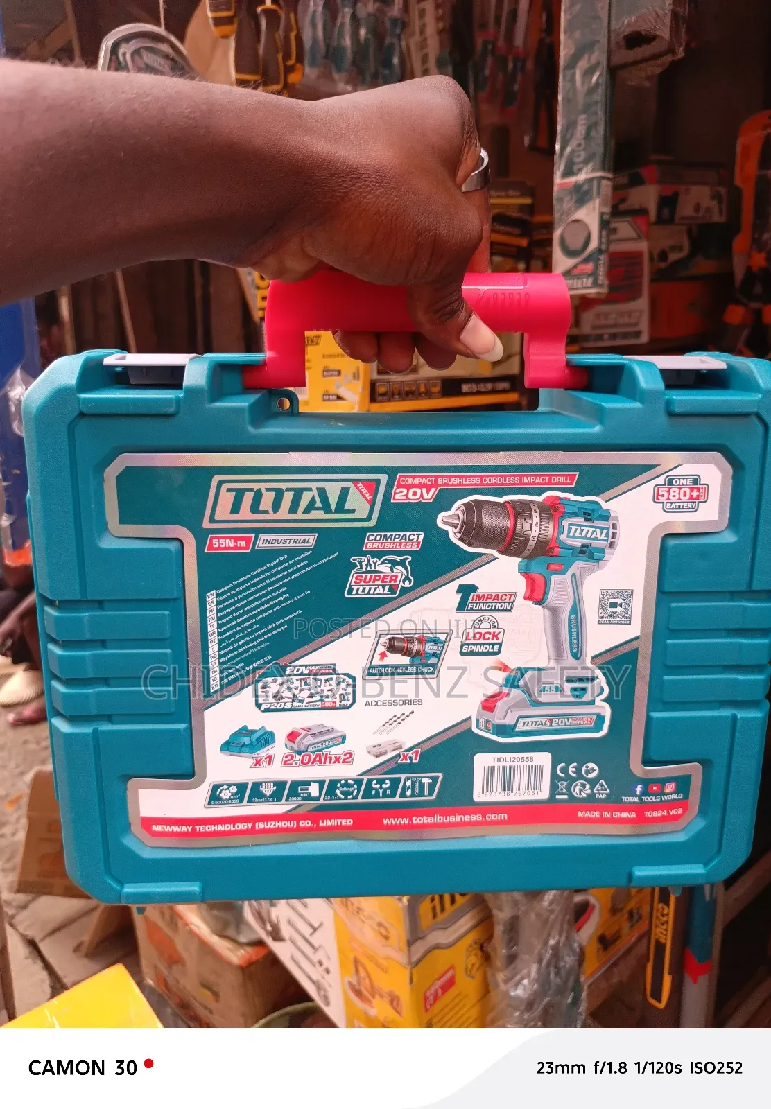20v Total Cordless Brushless Impact Drill
