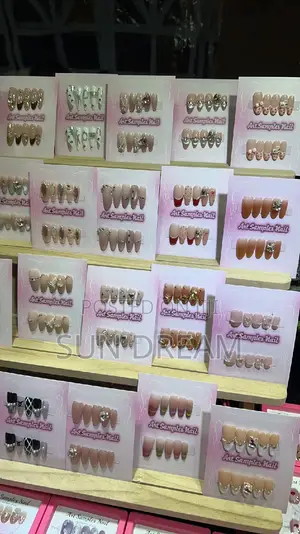 50pcs Press on Nail Card Pink Card 8.5cm*11cm