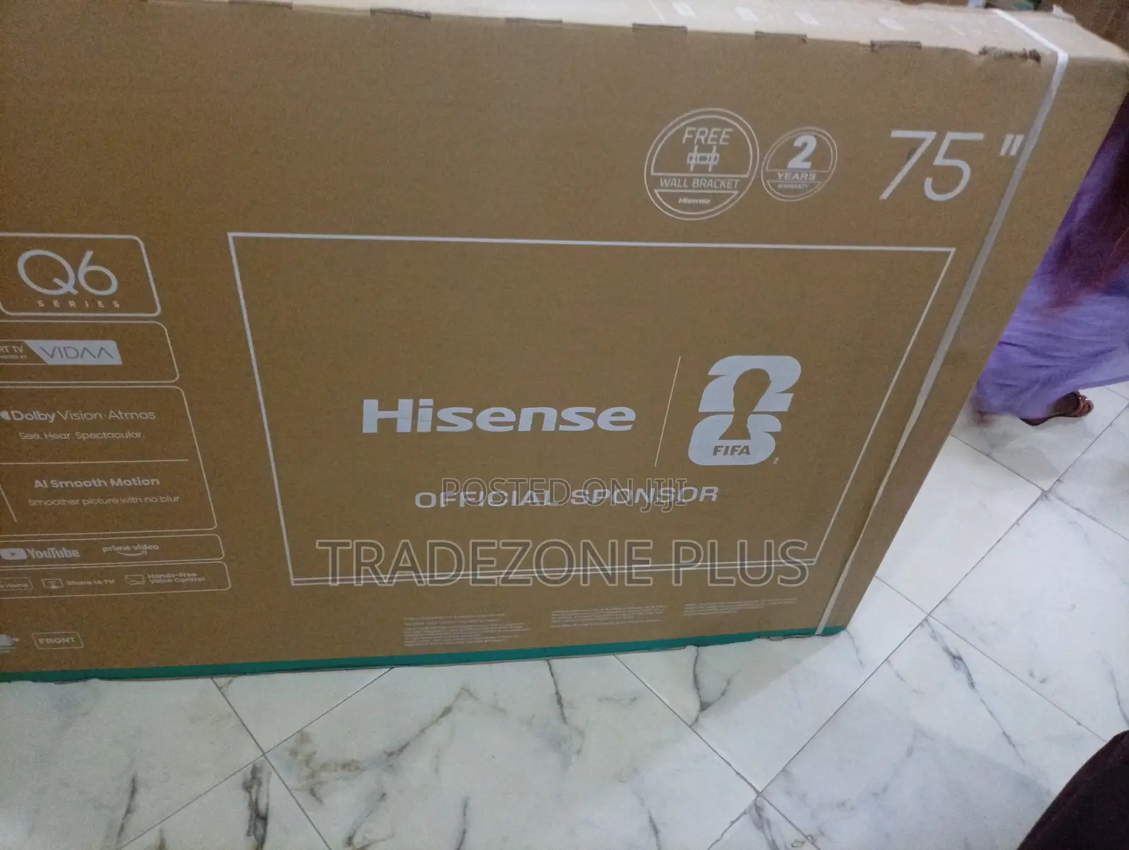 Hisense 75” Smart Led – Massive Crystal Clear With Google Assistant