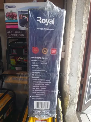 Royal Rechargeable Mist Fan 12 Inches