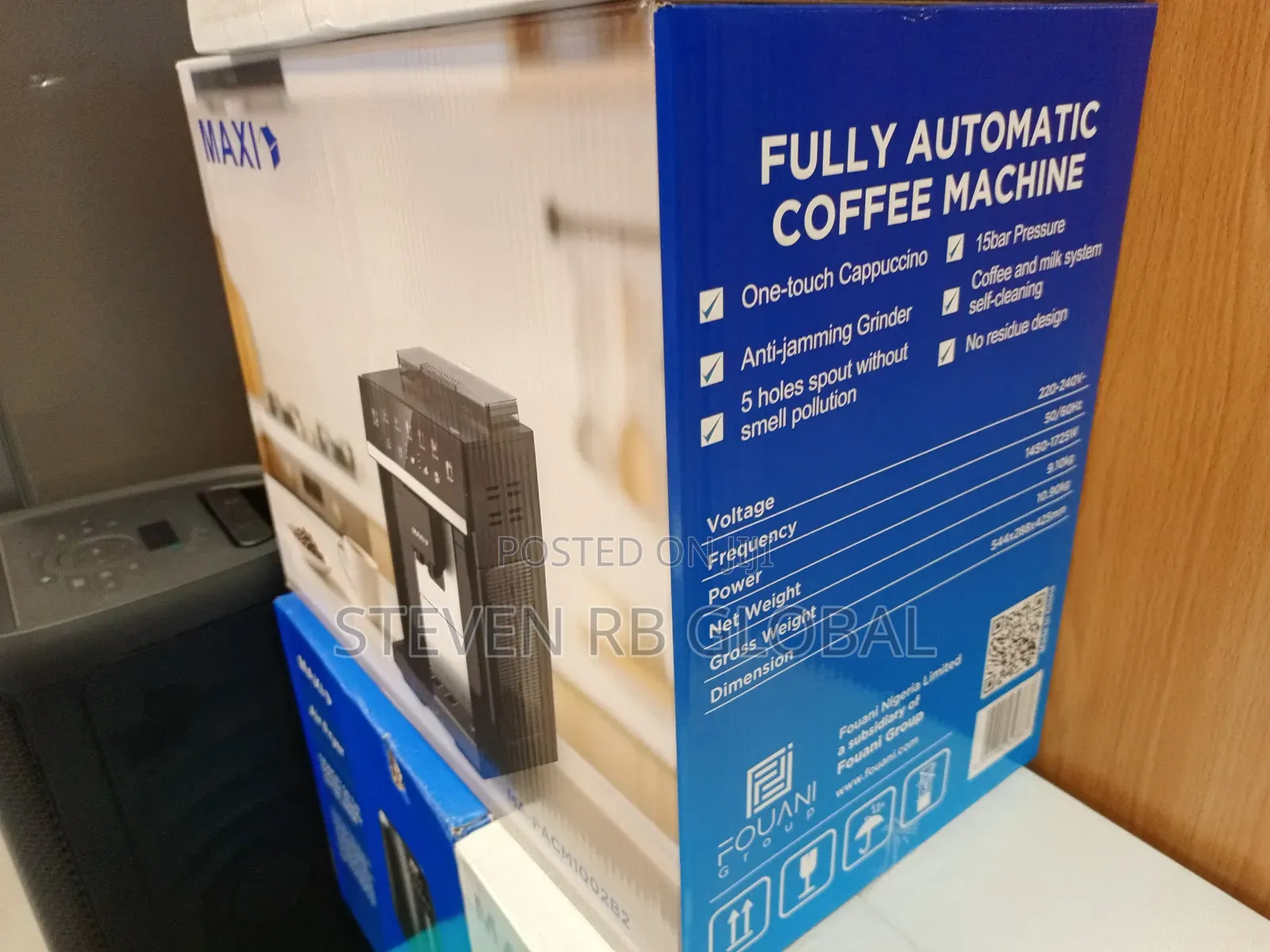 Maxi 1000w Fully Automatic Coffee Machine – Ma-Facm1002b2