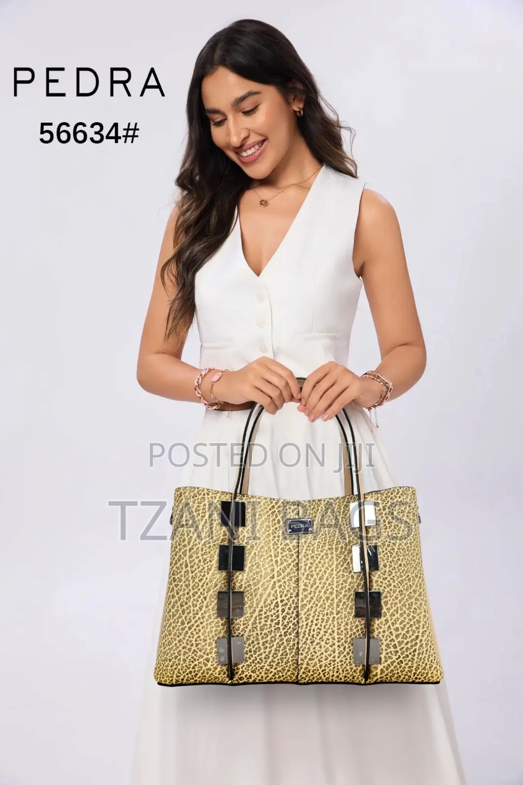 Pedra Structured Tote Handag