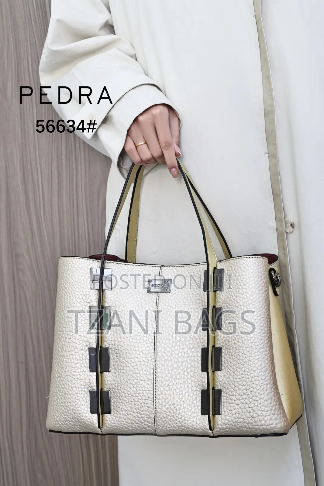 Pedra Structured Tote Handag