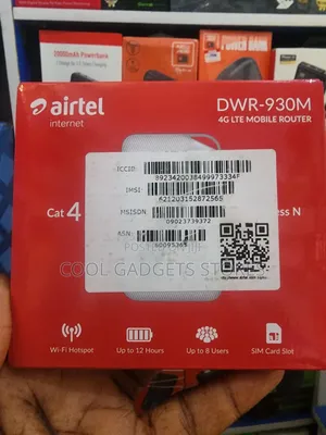 Brand New Dlink Airtel 4g Mifi Works With Only Airtel Sim Card