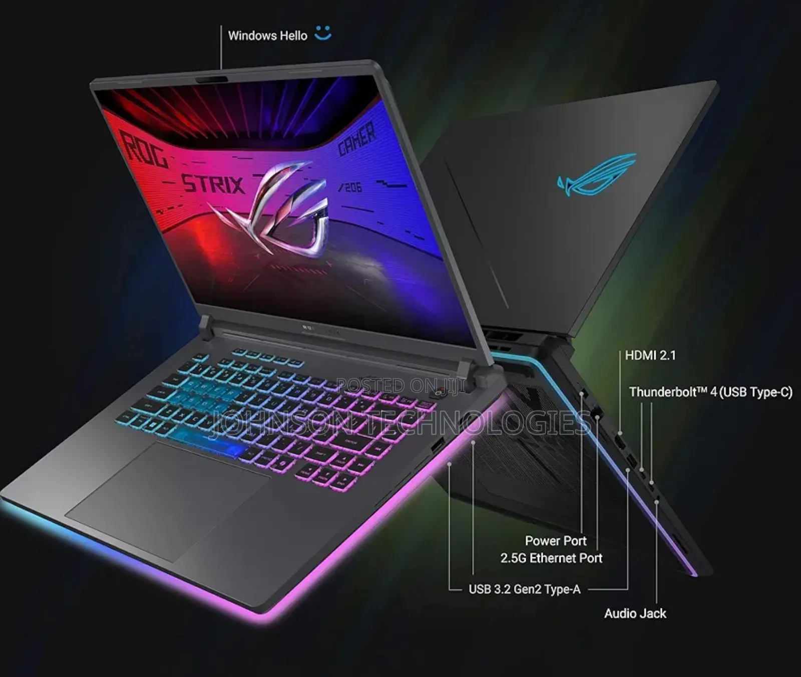 New Laptop Asus ROG Strix G16 G614 16GB Intel Core I9 SSD 1T