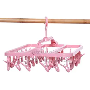 32-Clip Strong and Foldable Drying Rack for Saving Space