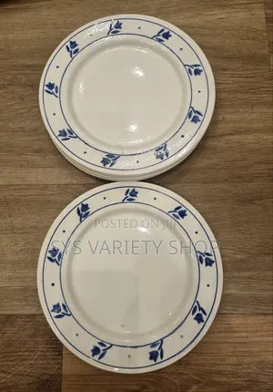 6 PCS Blue Flower Dinner Plate