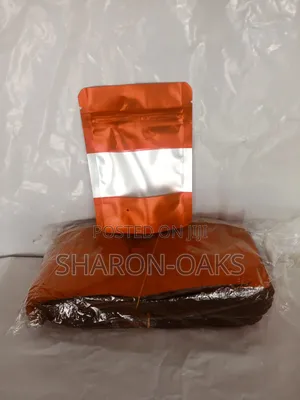 Red Aluminum Pouch With Window 9×13cm
