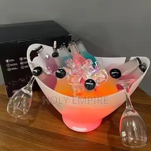 7 Liters Large Capacity Luminous Bluetooth Ice Bucket Subwoofer