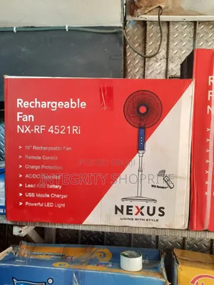 Nexus Rechargeable Fan