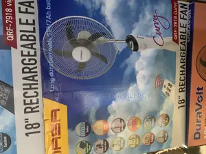 18” Qasa Rechargeable Fan (Curvy)