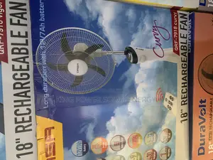 18” Qasa Rechargeable Fan (Curvy)