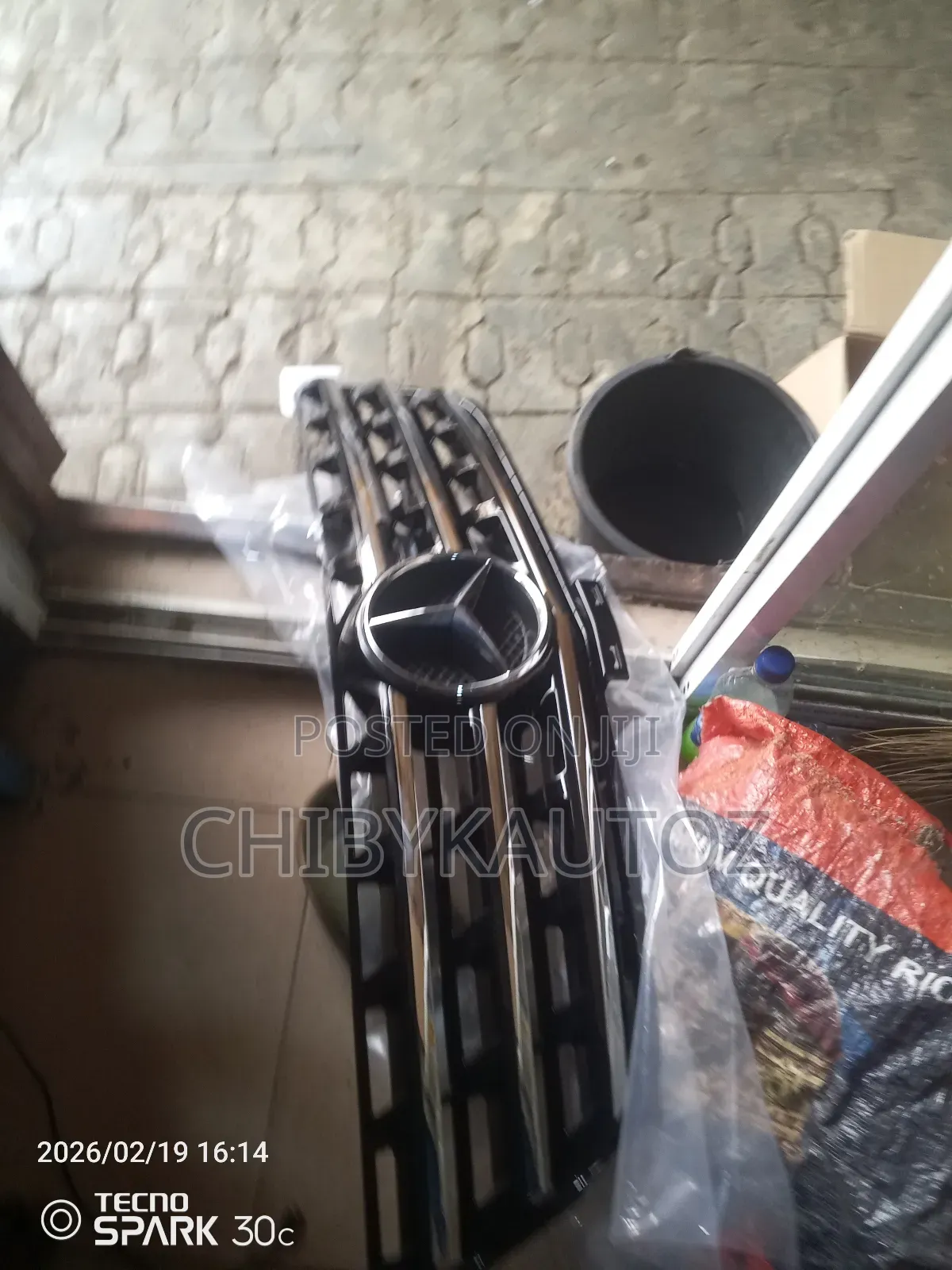Front Bumper Grille for Ml 166 2014