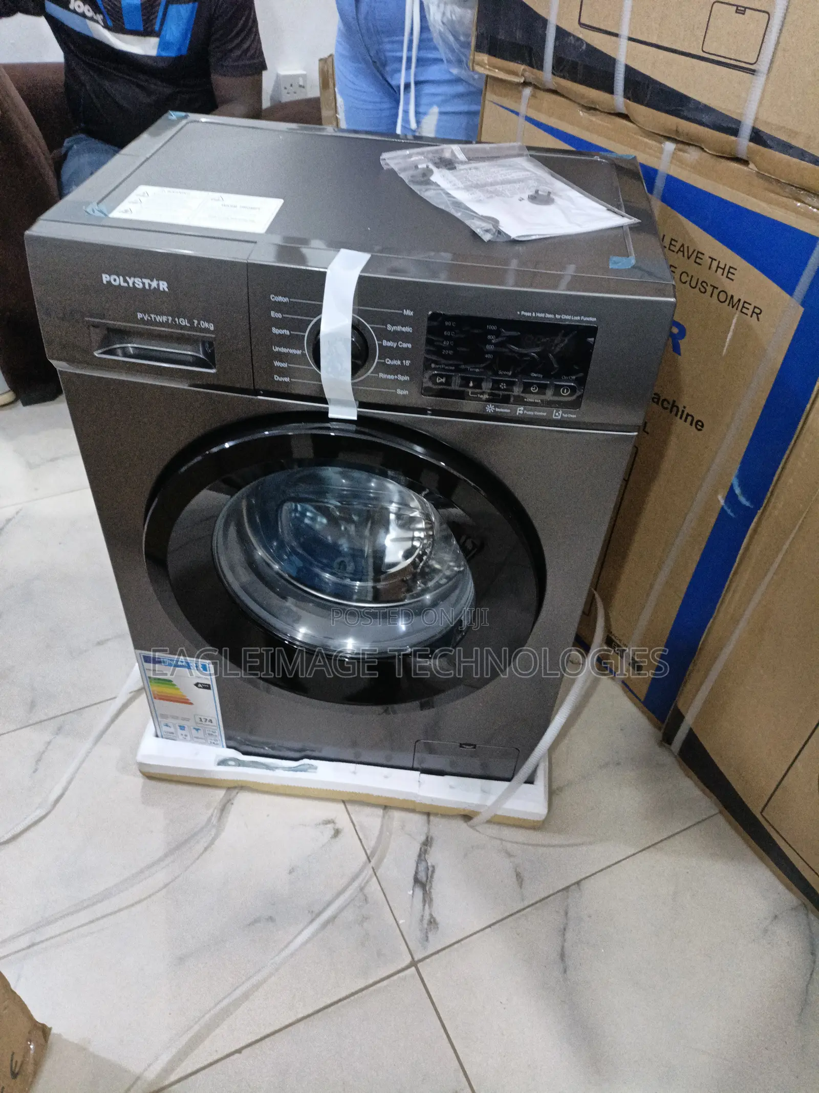 Deep Cleaning Polystar 7kg Front Loader Machine