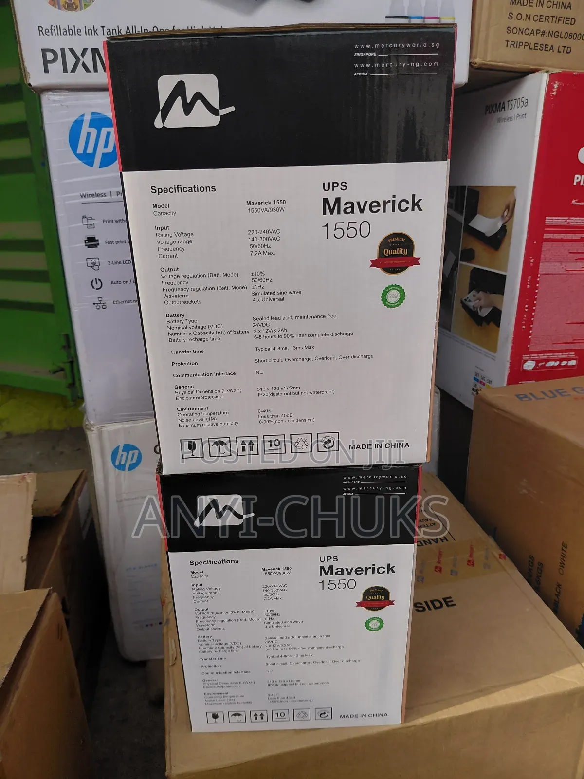 Mercury Maverick 1550kva Ups