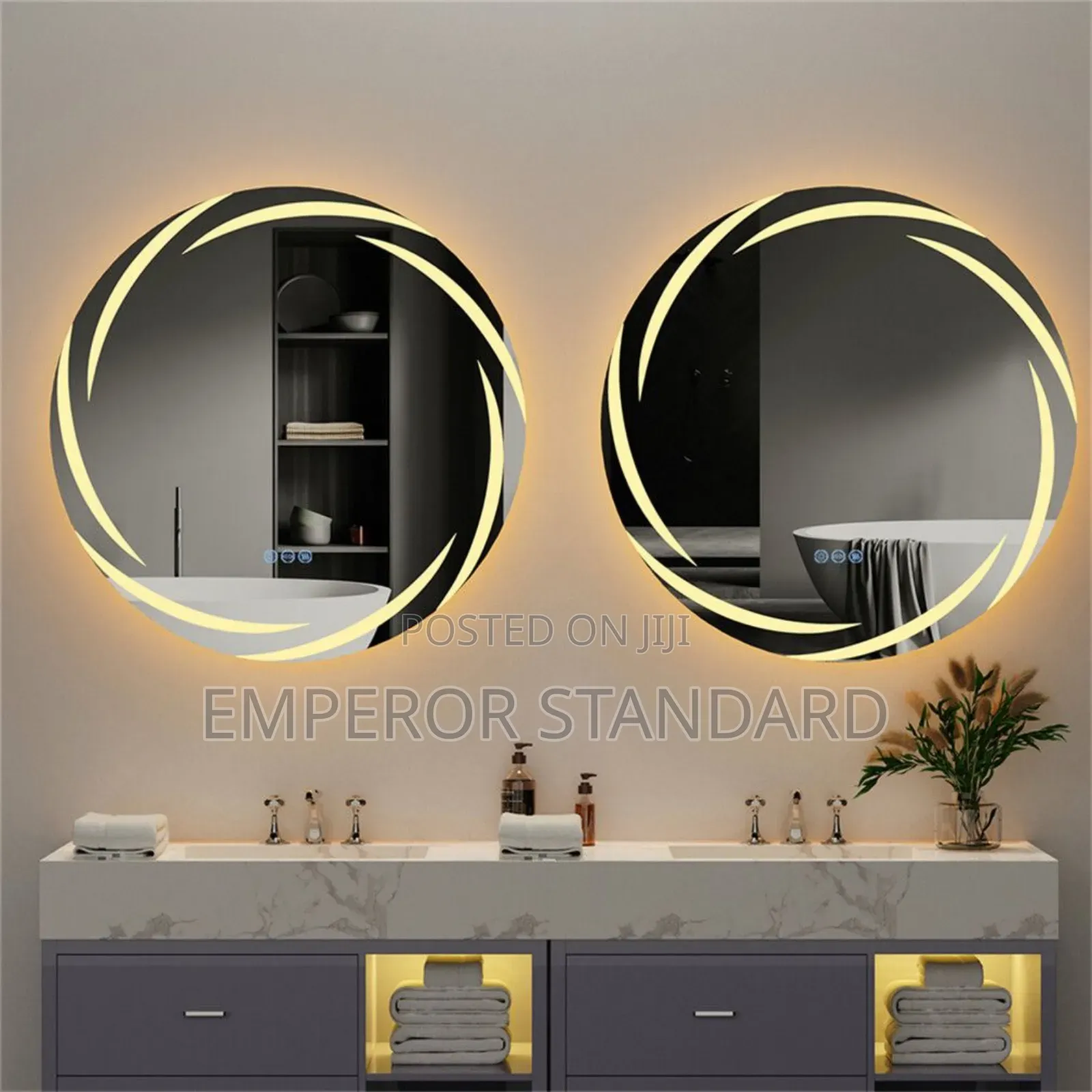3 Light Led Mirror