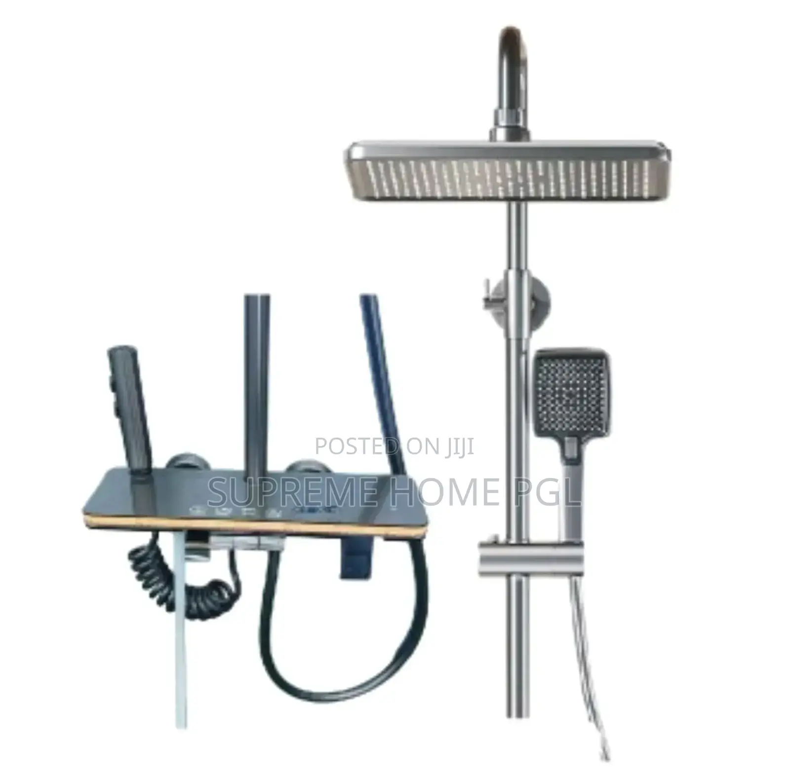 Led Gray Surface Keyboard Shower