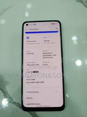Oppo Reno8 Lite 128 GB Black